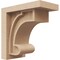 Ekena Millwork 4"W x 8"D x 8"H Classic Alma Rough Cedar Woodgrain TimberThane Corbel, Primed Tan CORUR04X08X08ALMRCPR - alternate 1
